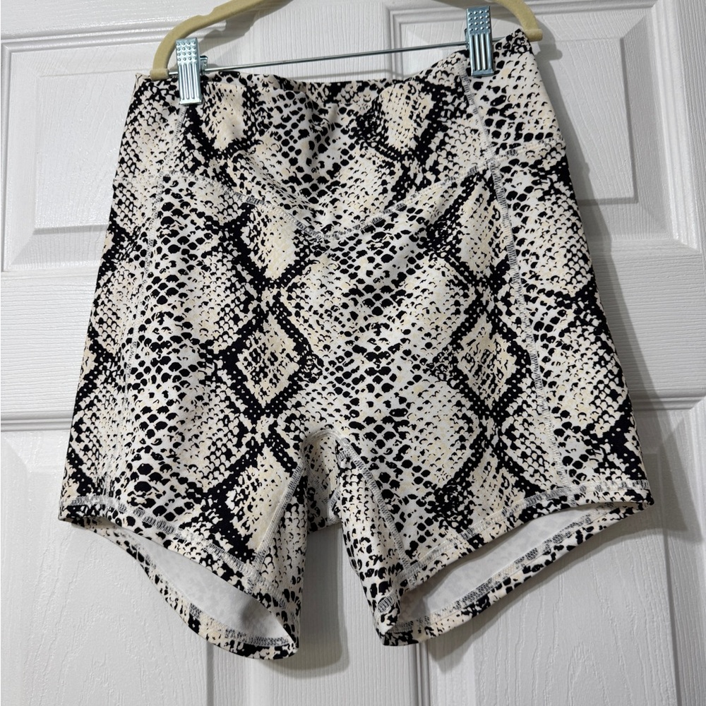 Balance Athletica Snake Print Bike Shorts